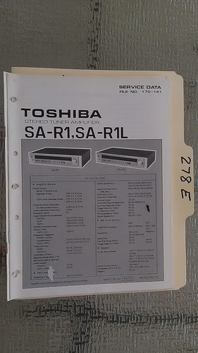 Toshiba manuale di - toshiba, sa-r1