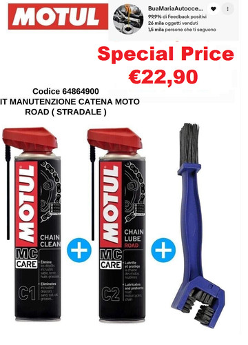 Kit pulizia catena motul - kit,