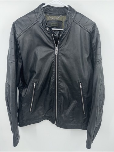 Diesel giacca moto racer pelle - moto,