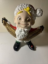 Statuina elfo di Natale in