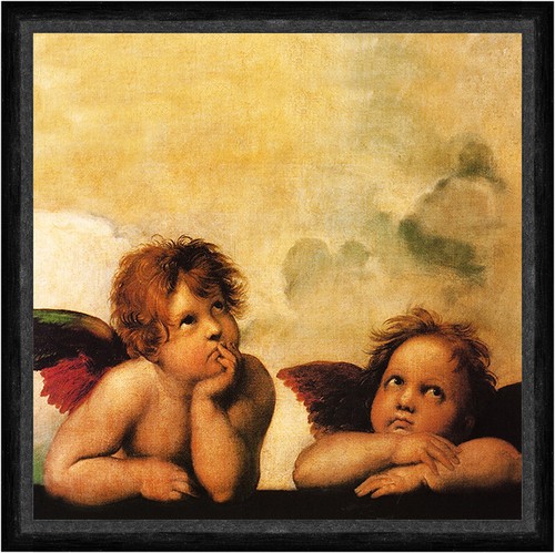 Madonna sistina con bambino - sistina, di