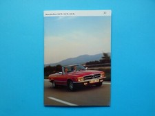 Prospekt / Katalog / Broschüre - Mercedes R107 - 280 SL, 380 SL, 500SL - 04/80