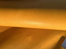 S40 Scampolo pelle a vegetale anilina colore Giallo  – Sp. 2,0 MM