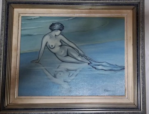 Dipinto olio tela - olio, su