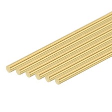 6 Pezzi Asta Tonda Ottone