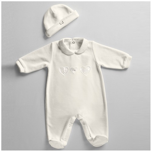 Onesie tutina cappellino cuori - onesie,
