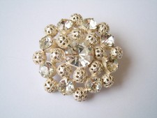 Spilla Strass Color Argento