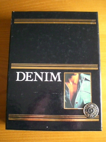 Denim scatola - scatola, vintage
