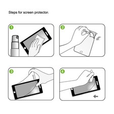 caseroxx flip cover per archos 50b cobalto nero + pellicola protettiva display