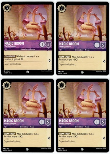 Lorcana magic broom the - 4x,