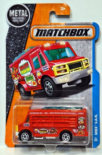 Matchbox red mbx van - mbx, food