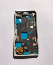 Custodia telaio centrale bianca + colla LCD per Sony Xperia Z3 Compact D5803