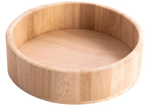 Vassoio legno balsa rotonda - vassoio, di