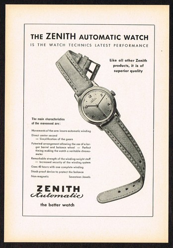 Pubblicità stampa orologio