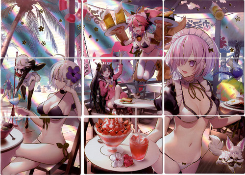 Puzzle completo peach party - puzzle,