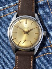 Rare Zenith Sporto Cal 40-T Original Champagne Dial Nice Condition Top Watch