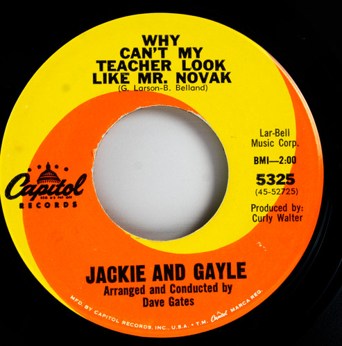 Jackie and gayle can go - can't,