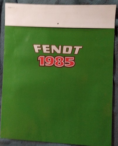 Calendrier mural fendt 1985 - fendt,