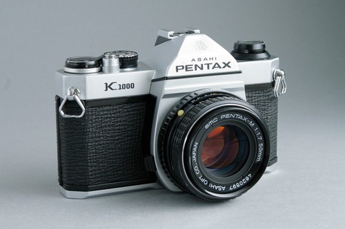 Pentax k1000 with 50mm - pentax,