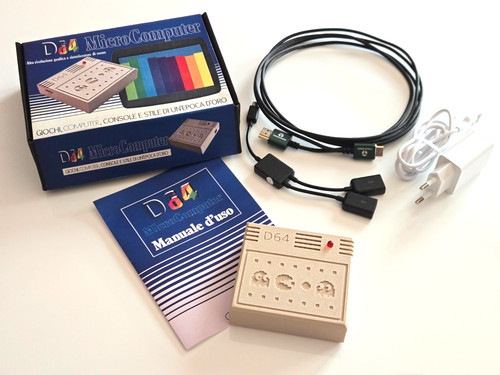 Retro game console d64 - game,