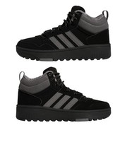  Scarpe Sneakers Scarponcini Ragazzi Donna Adidas Hoops 4.0 Mid Winter Junior 