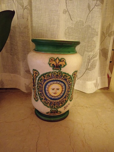 Vaso ceramica castelli - vaso,