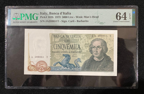 Italy banca italia 5000 - d,