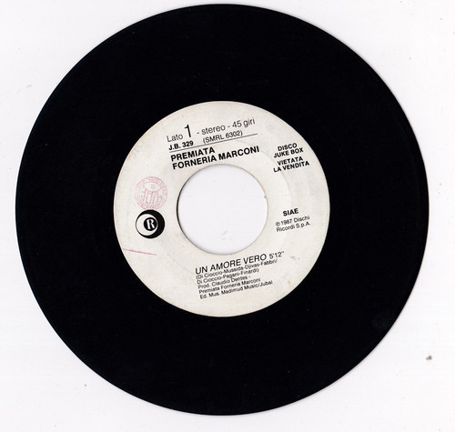 Disco giri premiata - 45,