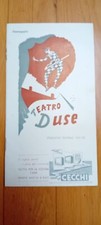 TEATRO DUSE STAGIONE TEATRALE 1957-58 BOLOGNA-NINO TARANTO PRESENTA CAVIALE E LE