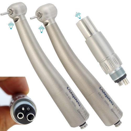 Manipolo dentale led titanio - manipolo,