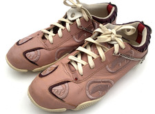 Scarpe donna Marc Ecko rosse taglia 7,5 rosa sneakers con logo dettaglio catena