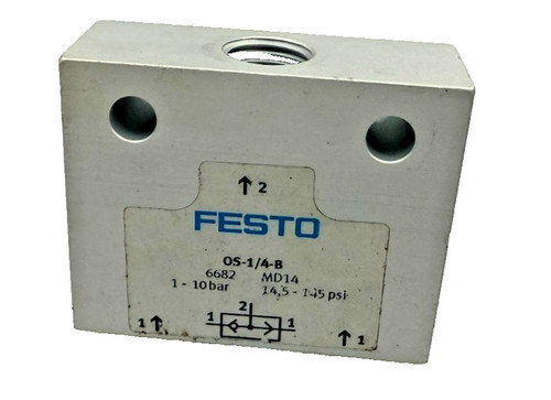 Festo b 6682 valvola - os-1/4-b,