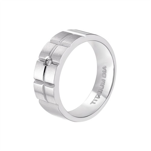 Anello uomo fascia in - anello, a