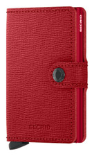 SECRID MINI WALLET CRISPLE PELLE SAFFIANO BLU NERO GIALLO ROSSO VERDE VIOLA