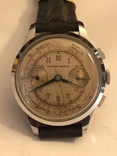 OROLOGIO CRONOGRAFO METALLO GANDER WATCH CARICA MANUALE VINTAGE