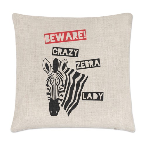Attenzione pazza zebra signora - zebra,