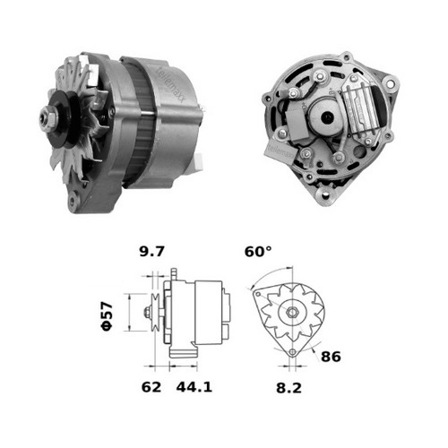 Alternatore per nanni diesel - alternatore,