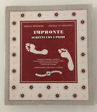 Impronte Scritti con i piedi Bonomini Di Gregorio Libro Feticismo Fetish Piede