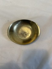 Posacenere piattino ciotola in ottone dorato - vintage anni '50 - Made in Italy