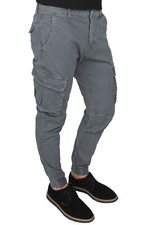 PANTALONI UOMO CARGO GRIGIO
