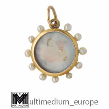 Ciondolo medaglione oro 585