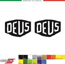2 Adhésifs Deus Ex Machina 1 mm.100x68 Decal Klebstoffe Pegatina Triumph Harley