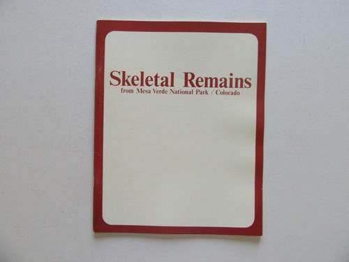 Skeletal remains from mesa - skeletal,