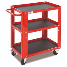 USAG 504 SR CARRELLO MULTIUSO A TRE PIANI CON MANIGLIA E RUOTE PORTATA 200 KG.