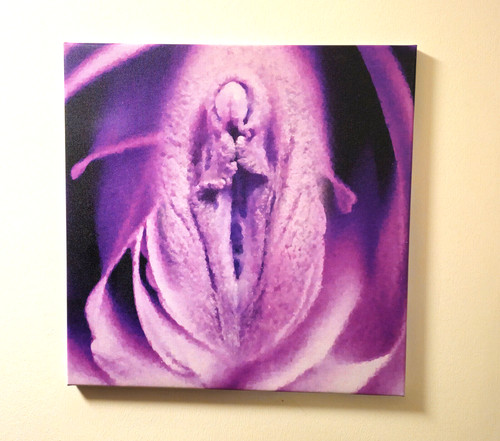 Purple blossom arte - purple, erotica