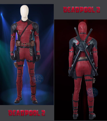 Costume cosplay deadpool - costume, rosso
