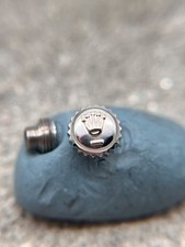 #1665 ORIGINALE ROLEX 24-530-0 CORONA & TUBO CORONA TUBO ACCIAIO OSTRICA 5,3mm M