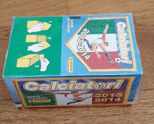 Box figurine panini calciatori - box,