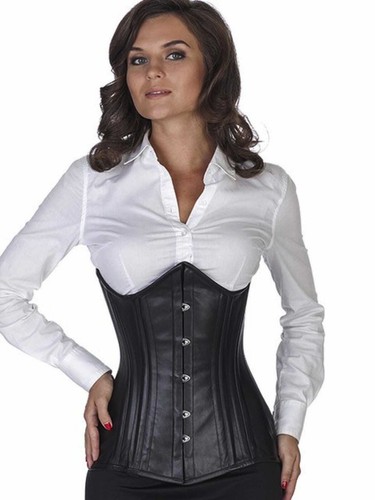 Corsetto corsetto nero pelle