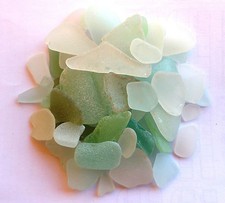 VETRI DI MARE DECORATIVI LEVIGATI SATINATI DAL MARE 500 GR -  DECOUPAGE MOSAICO 